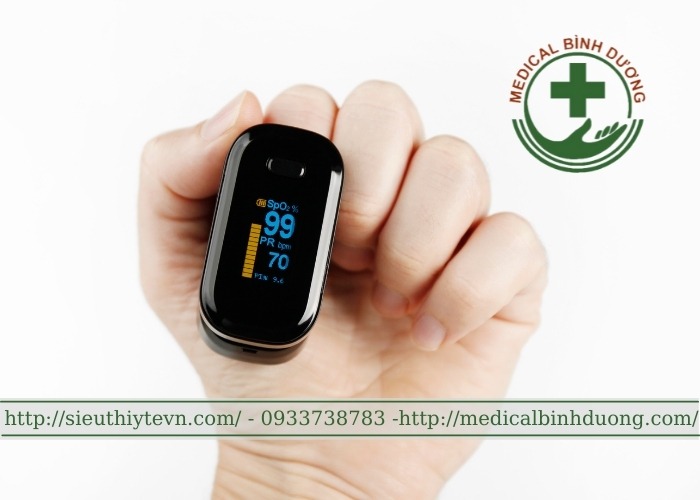 mua máy đo nồng độ oxy trong máu và đo nhịp tim chính hãng tại bình dương