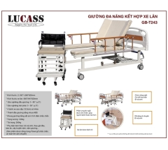 GIƯỜNG BỆNH ĐA NĂNG KẾT HỢP XE LĂN GB C243