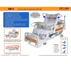 GIƯỜNG BỆNH LUCASS GB 4 (GB-4E CŨ)