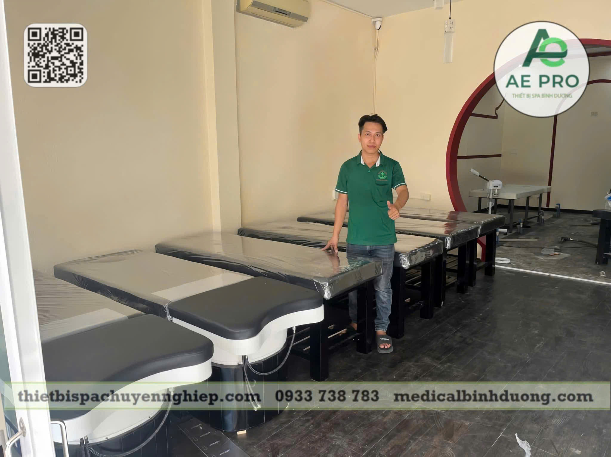 giường gội đầu dưỡng sinh tại Bình Dương