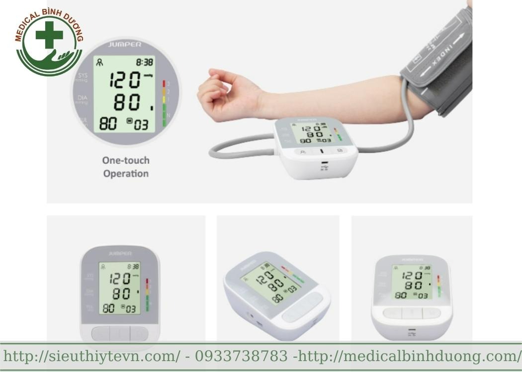máy đo huyết áp bắp tay jumper jpd-ha210